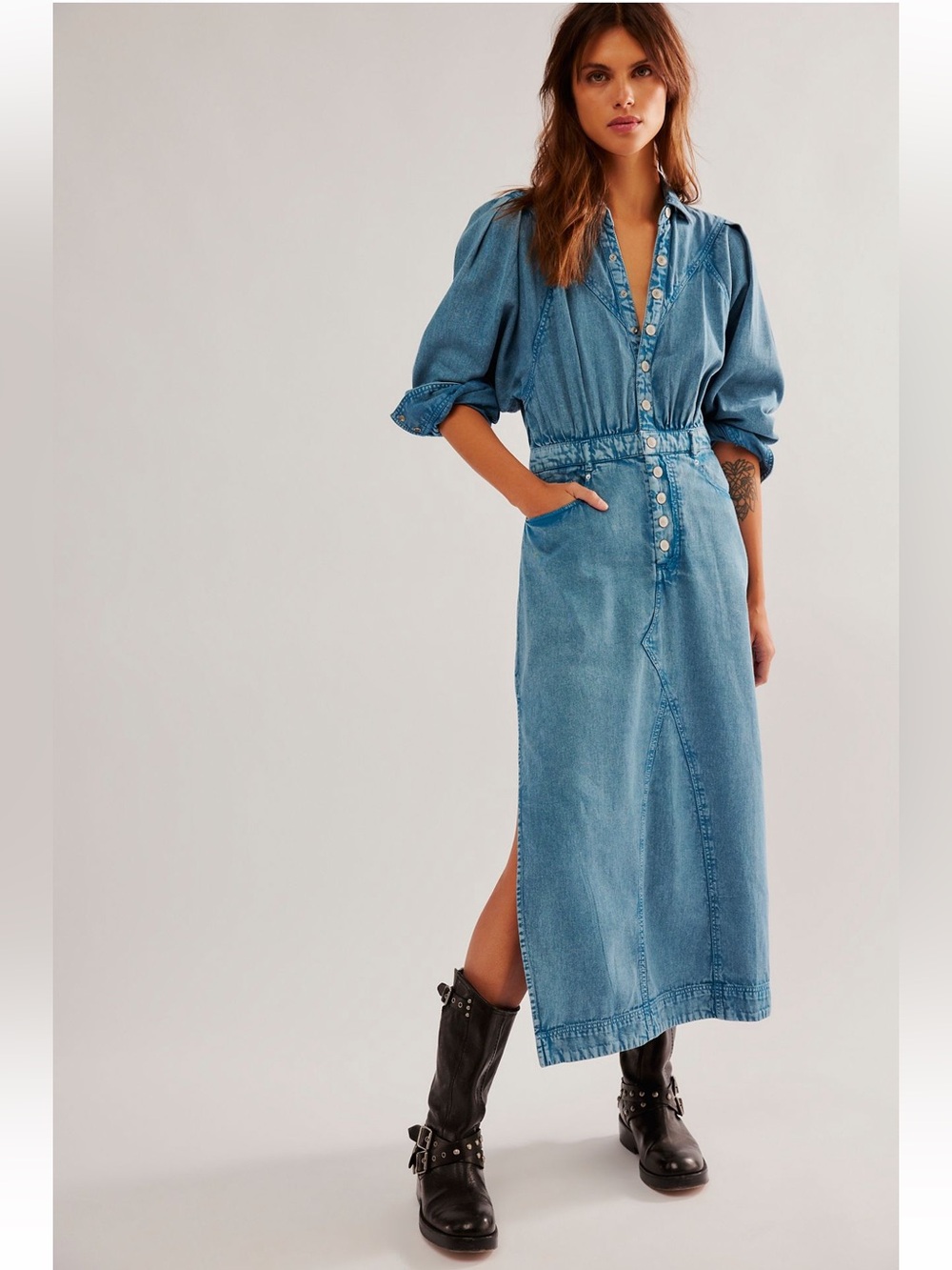 Free People | Mad Love Midi Dress